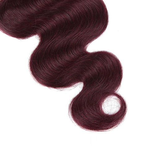 Giginger Bundles Human Hair Burgundy 99J Body Wave Human Hair Bundles 16 18 20 inch Wine Red Unprocessed Quick Weave Soft Sewn In Hair Extensions for Black Women