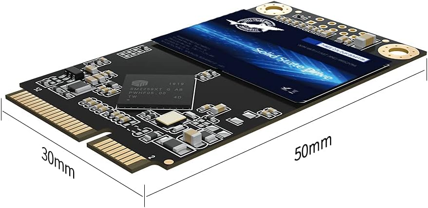 SSD mSATA 500GB Dogfish Internal Solid State Drive High Performance Hard Drive for Desktop Laptop SATA III 6Gb/s Includes SSD 32GB 60GB 64GB 120GB 128GB 240GB 250GB 480GB 500GB 1TB (500GB Msata)