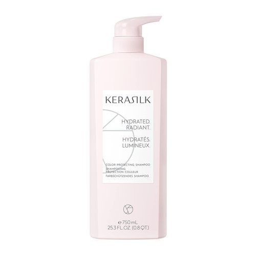 Kerasilk Color Protecting Shampoo | Prevents Premature Color Fading |Provides Hydration & Enhances Shine | For Color Treated & Lightened Hair | Ideal For All Hair Types & Textures | 750 ml