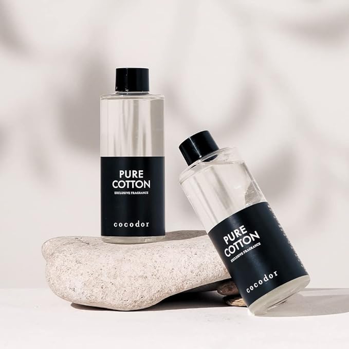 COCODOR Reed Diffuser Oil Refill/Cashmere Vanilla /6.7oz(200ml) / 3 Pack/Aromatherapy, Home Fragrance, Scented Oils, Oils for Reed Diffuser, Bathroom Home Décor