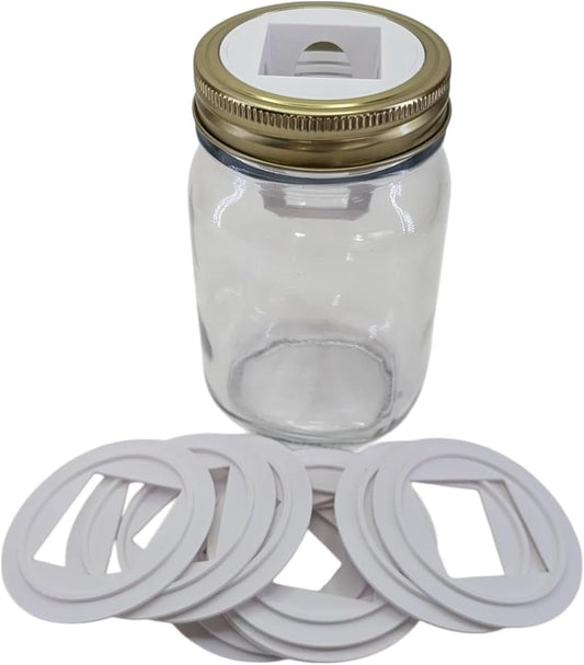 Grow Cubes for Hydroponic System/Compatible with Gardyn (10 Grow Cubes + 10 MJ Adapters)