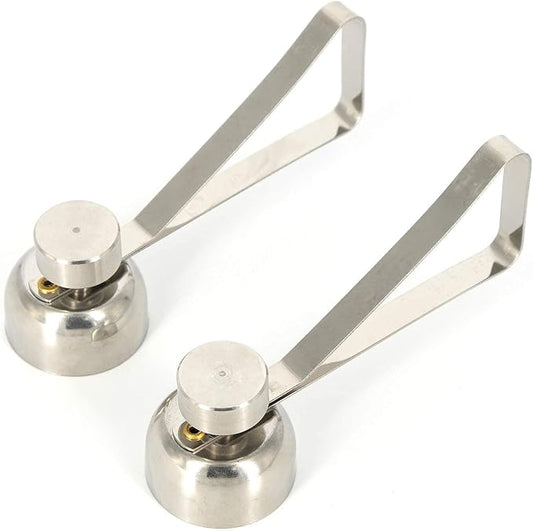 Mayata 2PCS Metal Stainless Steel Egg Scissors Egg Topper Cutter Triangle Shape Shell Opener Boiled Raw Egg Open Creative Kitchen Accessories Tools