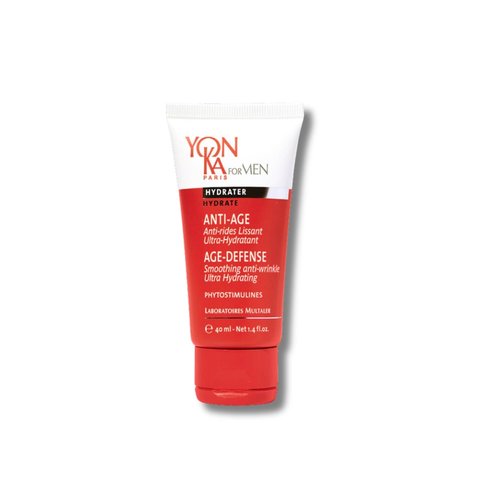 YonKa Mens Age Defense Moisturizer | Anti-Aging Daily Face Lotion for Dry and Mature Skin | Prevent Wrinkles with Nutrient Rich Creme | 1.4 fl oz