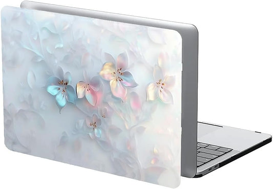Compatible with MacBook Air 13.3 13.6 Inch Case 2022 2021 2020 2019 Plastic Hard Shell Case Cover,13.6 Air (A2681) M2 2022, Floral