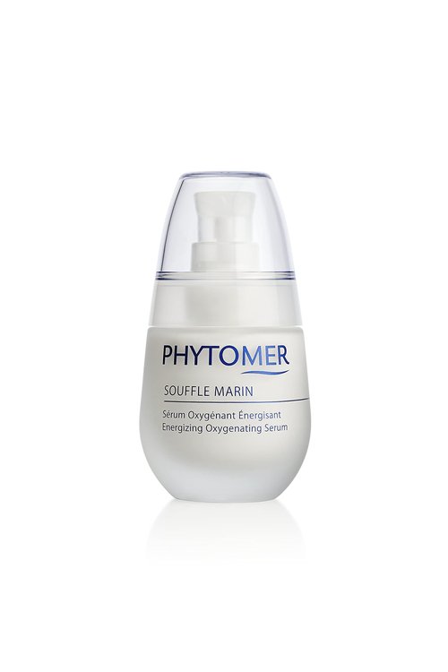 Phytomer Souffle Marin Energizing Face Serum | Oxygenating Anti Aging Serum for Face & Neck | Facial Cream Moisturizer Corrects Dull Skin | Protects & Hydrates | 30ml
