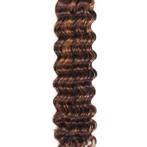 Habiliana Bundles Human Hair 26 28 30 Inch Deep Wave P4/30 Human Hair Bundles 11A Unprocessed Brazilian Virgin Quick Weave Hair Extensions for Black Women