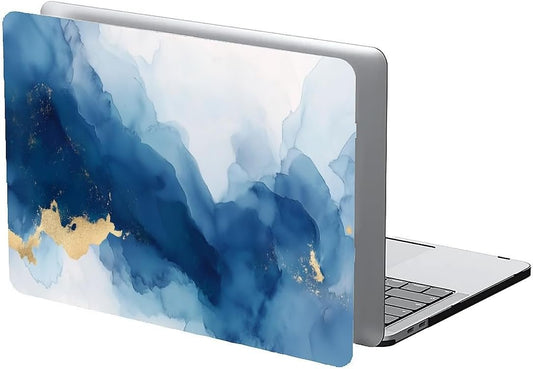Compatible with MacBook Air 13.3 13.6 Inch Case 2022 2021 2020 2019 Plastic Hard Shell Case Cover,13.3 Pro(A1706/A1708/A1989/A2159/A2289/A2338), Blue Marble