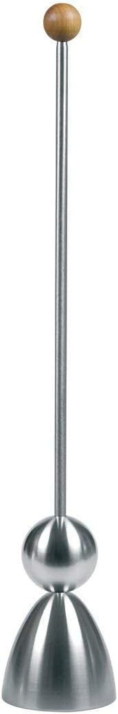 The Original Clack Egg Opener - German Engineered Stainless Steel Egg Topper - Premium Quality Egg Accessories (Wooden Top)