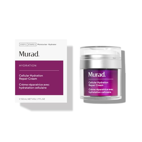 Murad Cellular Hydration Barrier Repair Cream – Face Moisturizer with Bilberry, Omega Fatty Acids, and Soothing Allantoin for Dry Flaky Skin, Restoring Bounce, Smoothness and Radiance – 1.7 Fl Oz