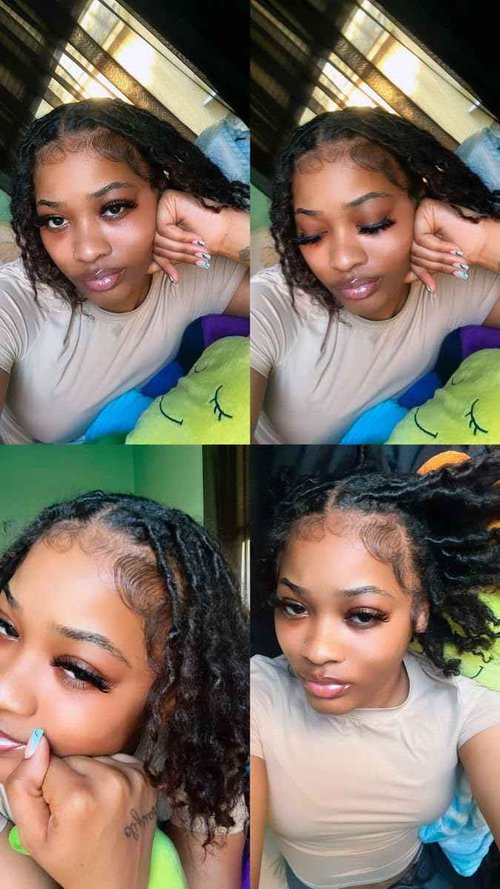 Curly Wave Loc Extensions Human Hair 0.4cm&0.6cm width 6-18 inch 10,30 strands 100% human hair locs extensions for men women Handmade Permanent Dread Extensions0.6cm 16inch 30strands