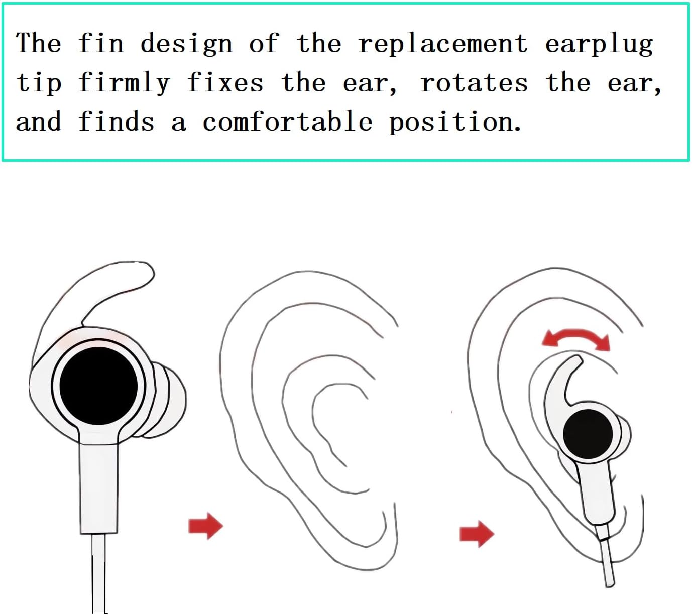 Earbud Tips 3 Pairs，Medium Silicone Earbud Tips Compatible with Bose QuietComfort Earbuds and Sport Earbuds