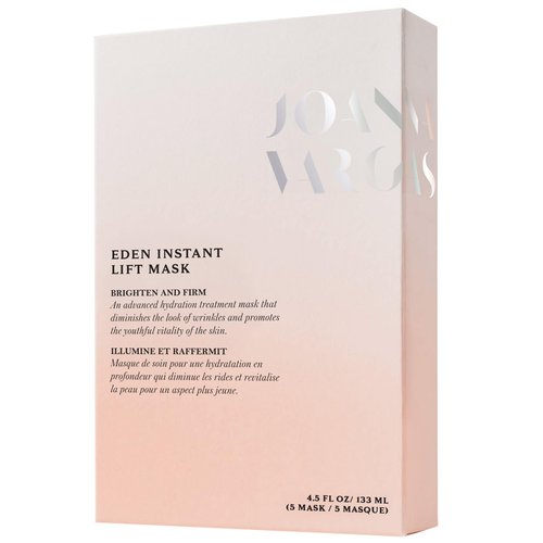 Joanna Vargas Eden Instant Face Lift Facial Mask – Hydrating Collagen Sheet Mask for Glowing Skin – Firming Face Mask with Hyaluronic Acid – Anti Aging Facial Mask for Women – 5 sheets