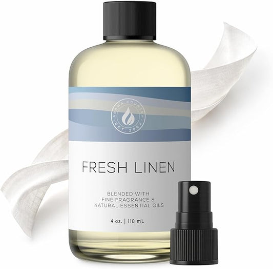 Aroma Country White Tea Diffuser Oil - Luxury Essential Oils for Diffuser Refill & Air Freshener Room Spray, Long-Lasting, Natural Home Fragrance and Hotel Scent for Diffusers & Machines (4 Fl. oz)