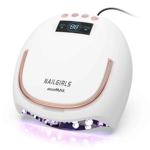 NAILGIRLS 80W UV LED Nail Lamp, Auto-Sensor LCD Display, UV Light for Gel Nails with 4 Timers Flash Cure for Gel Polish, Professional Nail Dryer Fast Curing Lamp Nail Art Tools for Women Girls