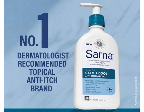 Sarna Calm + Cool Anti-Itch Lotion 7.5 Fl. Oz. (Pack of 5)