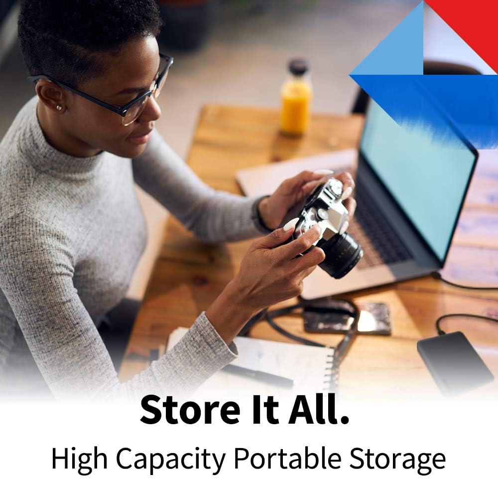 Toshiba Canvio Advance 2TB Portable External Hard Drive USB 3.0, Red - HDTCA20XR3AA