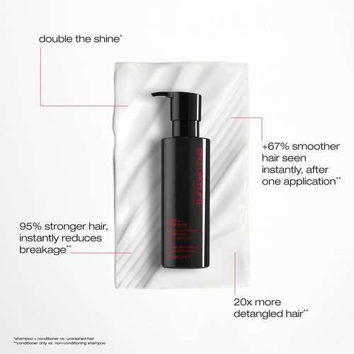 shu uemura art of hair Ashita Supreme Smoothing Conditioner - Adds Shine, Reduces Frizz, Strengthens Strands, Prevents Breakage, For All Hair Type, 8 Fl Oz