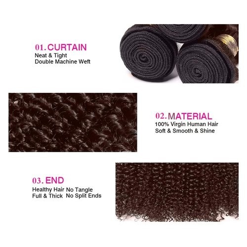 Giginger Bundles Human Hair 20 22 24 Inch Chocolate Brown Jerry Curly Human Hair Bundles Jerry Curly Unprocessed Quick Weave Soft Sewn In Hair Extensions for Black Women