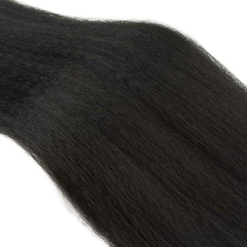 Habiliana Human Hair Bundles 24 26 28 Inch Natural Black Yaki Wave Bundles Human Hair 100% Unprocessed Soft Sewn In with Double Drown Weft for Black Women