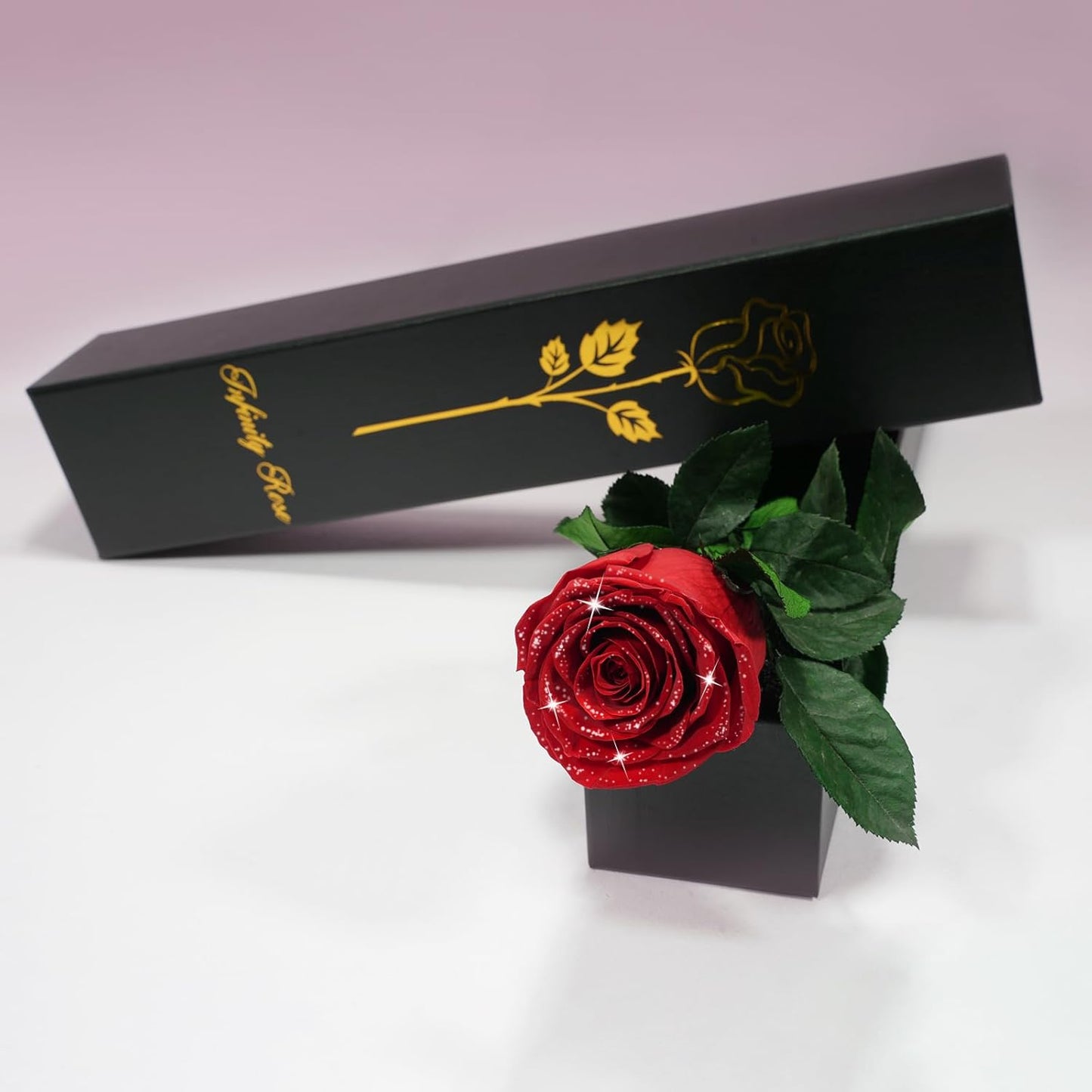 Yamonic Preserved Flower Rose Birthday Gifts for Women, Mothers Day Rose Flowers Gifts for Mom, Real Flower for Women, Grandma, Wife, Girlfriend Gifts for Christmas, Valentine's Day