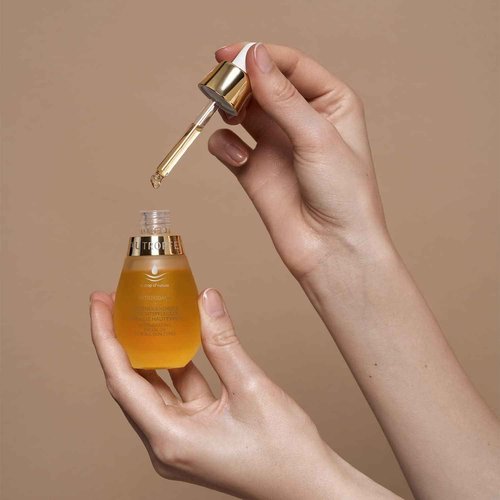 Tautropfen natural cosmetics regenerating facial care oil (35 ml), light texture, quickly absorbed, with coenzyme Q10 & amaranth oil, anti-aging facial oil for all skin types