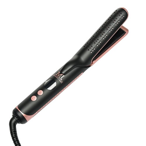 Jm Hair Collection Duo Styler – 2-in-1 Hair Straightener and Curling Iron with Ceramic Plates, Adjustable Temperature, Fast Heat-Up, Frizz Control, Dual Voltage – for All Hair Types