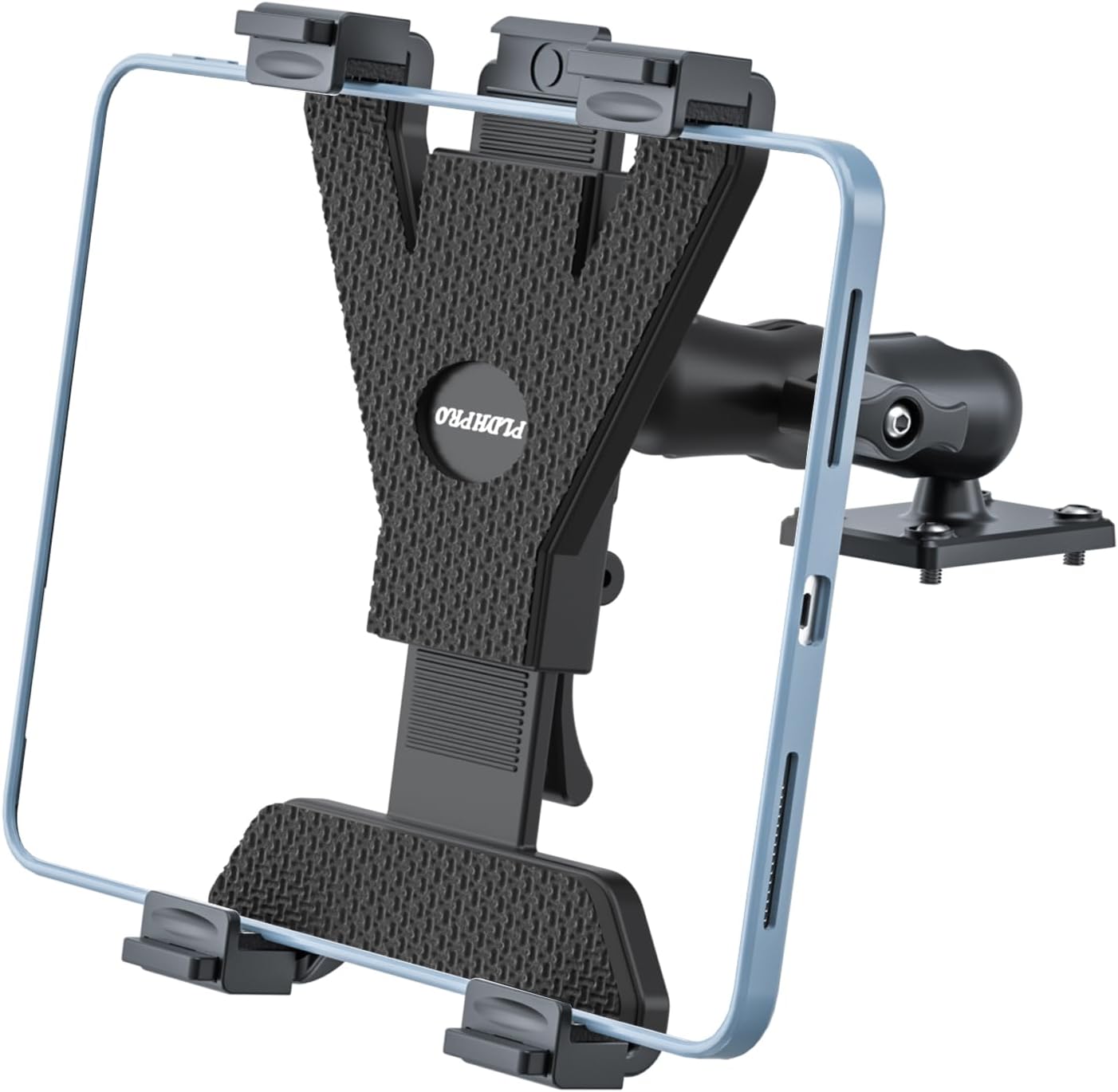 PLDHPRO Tablet Holder for Truck Heavy Duty Drill Base iPad Car Mount Stand for Dashboard Wall