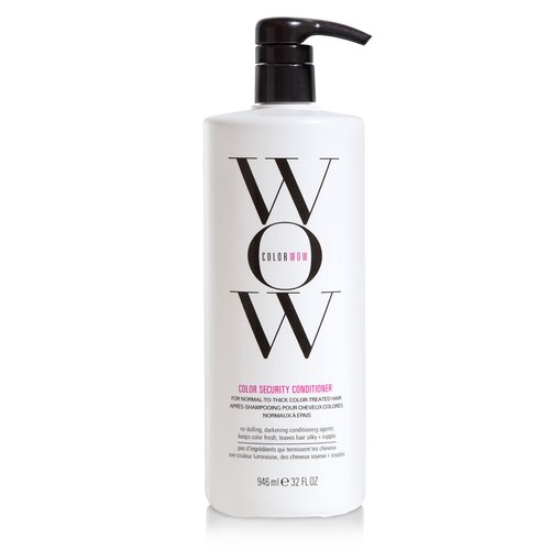 COLOR WOW Color Security Conditioner for Normal to Thick Hair, 32 fl oz – Rich hydration for thick, coarse, curly hair |Detangles, nourishes + adds shine with Avocado Oil| Color safe| Heat protection