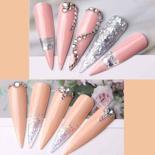Makartt Poly Nail Extension Gel, 15ML Nude Nature with Pink JD700 Professional Nail Drill Machine Bundle