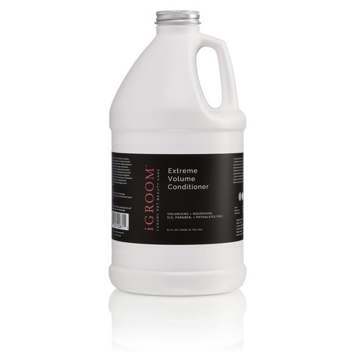 iGroom Extreme Volume Dog Conditioner, Luxury Pet Beauty Care, Adds Body and Volume, Repairs Damage, Made in USA, 64 oz