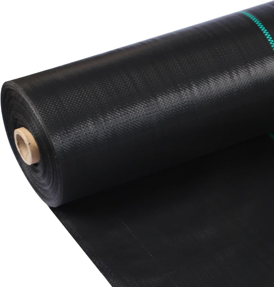 6 x 100 FT Weed Barrier Fabric,3.2 OZ Landscape Fabric,Heavy Duty PP Ground Cover for Gardening,Farming