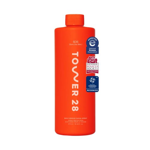 Tower 28 Beauty SOS Daily Rescue Facial Spray Jumbo Refill 16 oz / 480 mL