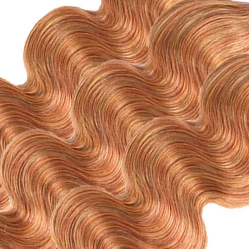 34 34 34 Inch P27/30 Body Wave Bundles 2 Tone Honey Blonde Mixed With Light Brown Bundles 8A Brazilian Virgin Remy Double Weft Color 30 Hair Extensions