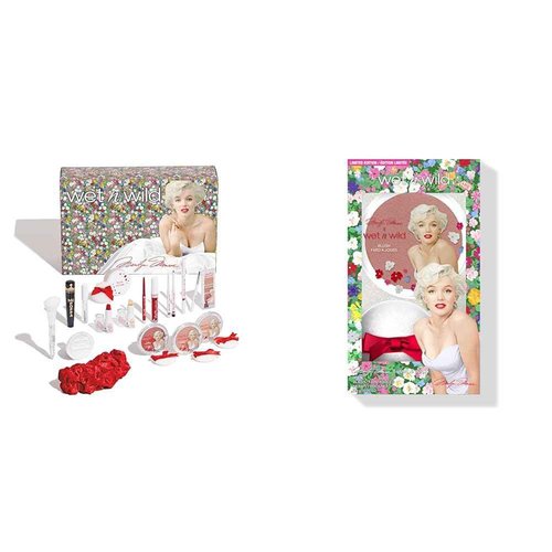 wet n wild Marilyn Monroe Collection PR Box, Exclusive Makeup Kit & Marilyn Monroe Collection Icon Blush - Rose