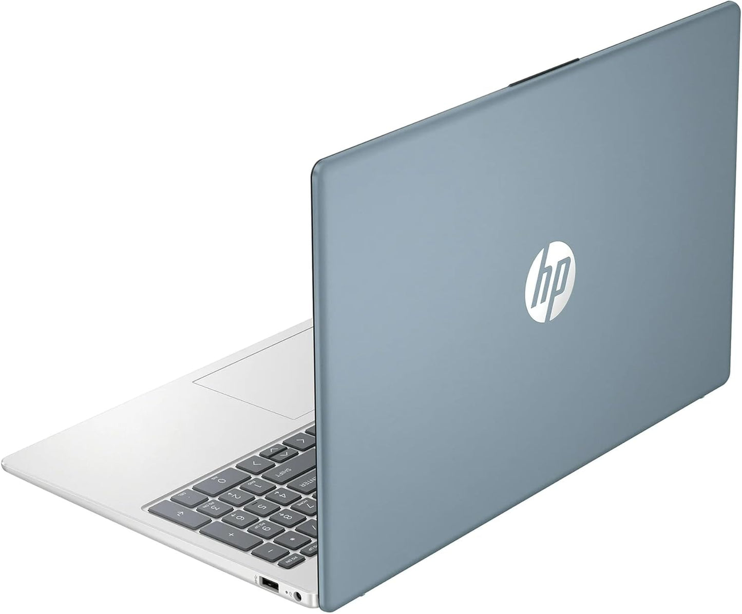 HP Touch Screen Laptop Computer, 15.6" FHD IPS LED Touchscreen Laptop 32GB RAM 1TB SSD, Intel Core i3-N305, Windows 11 Pro with Microsoft Office Lifetime Suite, SageNova Earphones, Moonlight Blue