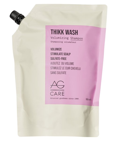 AG Hair Thikk Wash Volumizing Shampoo - Cleanse Scalp and Add Volume - Exclusive Regenerative Complex, 33.8 Fl Oz