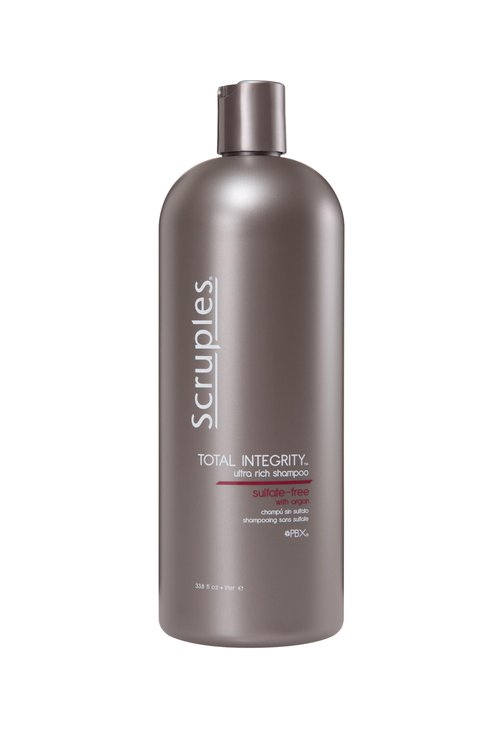 Scruples Total Integrity Shampoo - Professional Argan Oil Shampoo - Nourishes Chemically Treated Hair and Prolongs the Life of Hair Color - Ultra-Rich & Sulfate-Free Color Safe Shampoo (33.8 oz)