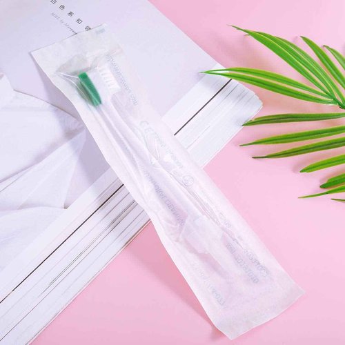 wellgler Oral Care Single Use Suction Swab Toothbrush （50pcs）