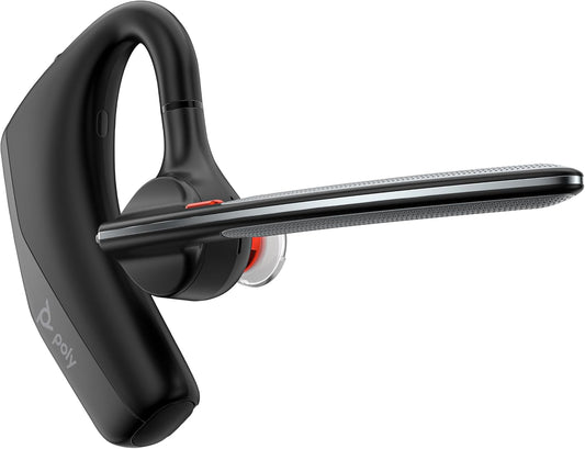 POLY HP Voyager Legend 30 - Bluetooth Monaural Headset - Discreet Boom & 4 Noise-Canceling Mics, WindSmart Technology, All-Day Comfort, Seamless Connectivity, Smart Sensors & Call Controls, Black