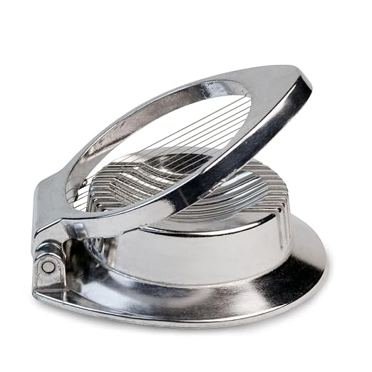 Vollrath 47040 Cast Aluminum 4-1/2" Egg Slicer, Silver