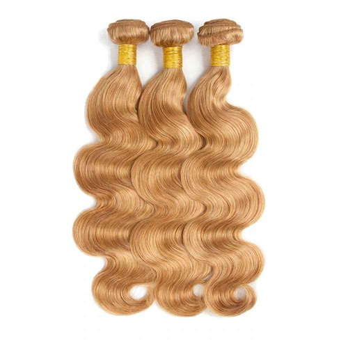 Condescension Human Hair Bundles 26 28 30 Inch Brown 27 Body Wave Bundles Human Hair Unprocessed Brazilian Virgin Quick Weave Hair for Black Women