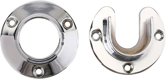 Closet Pro HD CD-0010-CH Heavy Duty Closet Pole Sockets, Chrome