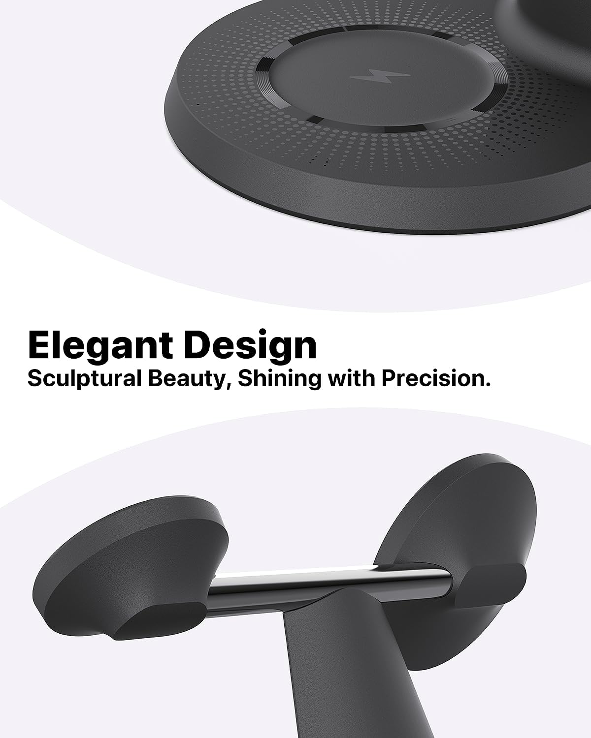 3 in 1 Wireless Charging Station for Apple Device: Fast Charging Station for iPhone and Watch with MagSafe, Stable Charger Stand for iPhone 12-16 & iWatch & AirPods