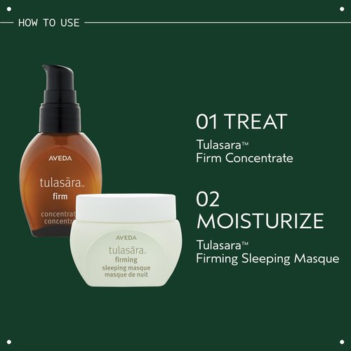 Aveda Tulasara Firm Concentrate | Firming Serum for All Skin Types | Visibly Firms, Reduces the Look of Fine Lines & Wrinkles | with Vitamin C & Peptides | 97% Naturally Derived*, 1 Fl Oz