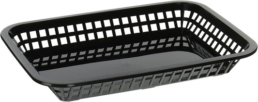 TableCraft Products C1077BK Grande Basket, Black (Pack of 12)