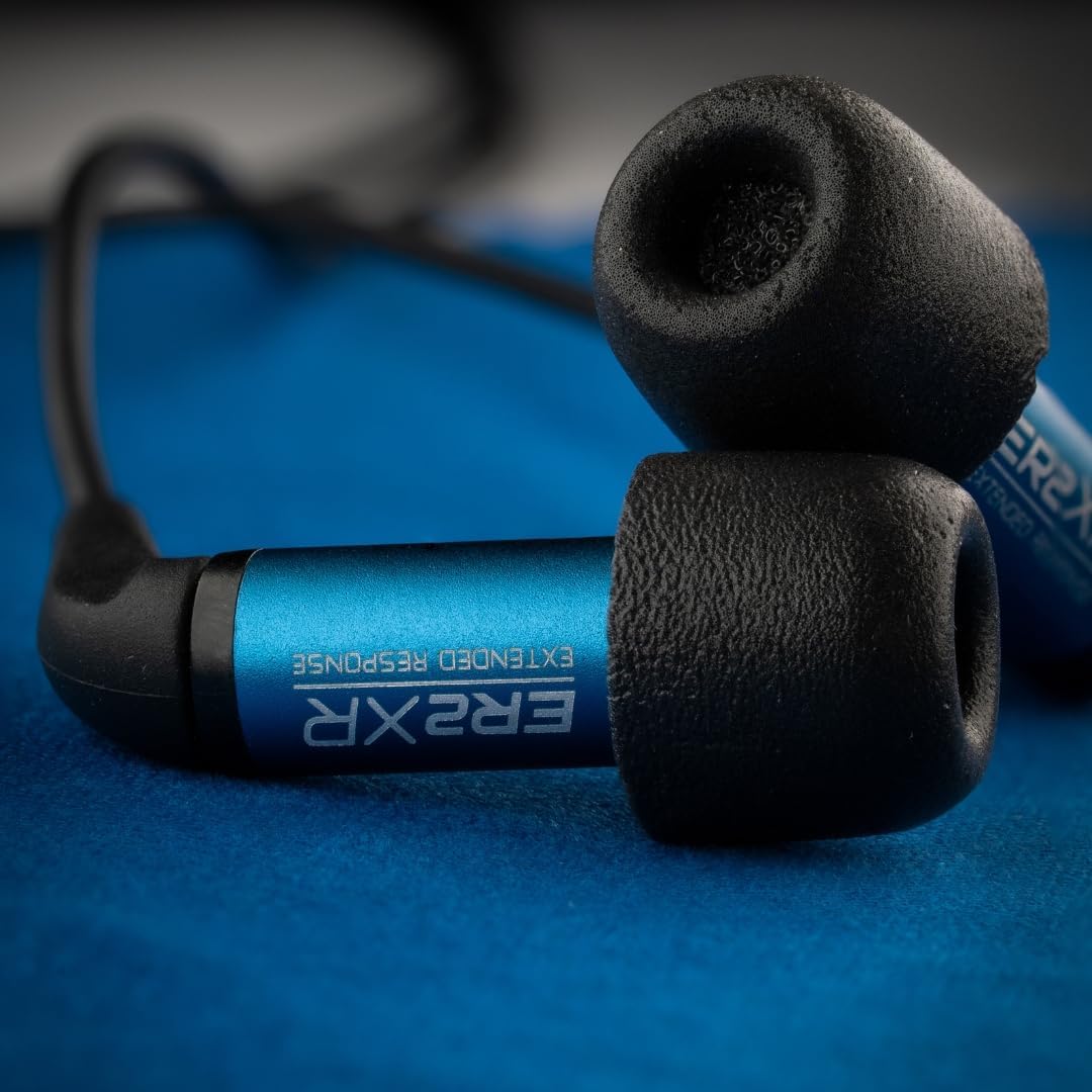 Comply 100 Core Series | Memory Foam Replacement IEM Ear Tips for Etymotic, Westone, Klipsch & More | Superior Noise Isolation, Ultimate Comfort, Secure Fit | Oval, Black, (S/M/L) (3 Pairs)