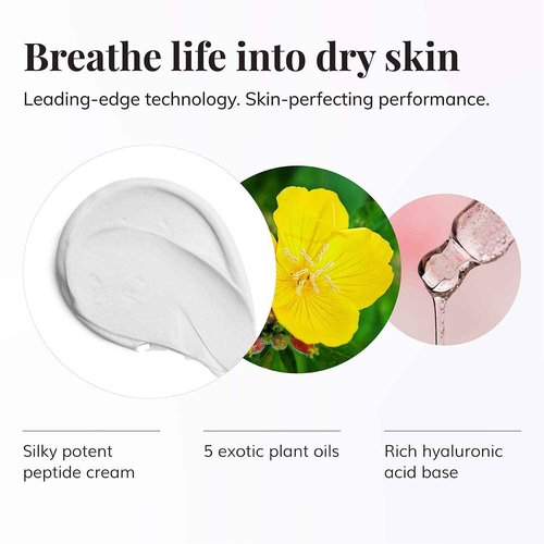 Le Mieux Facial Skincare Set - Peptide Foam Cleanser, Essence Toner & 24 Hr Age-Defying Cream - 3-Piece Set