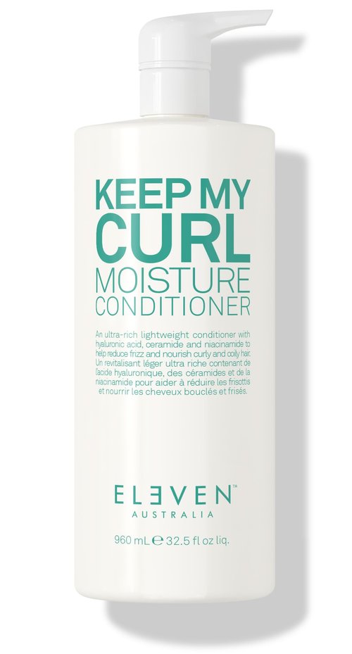 ELEVEN AUSTRALIA Keep My Curl Moisture Conditioner for Women & Men - Conditioner for Curly & Wavy Hair, Moisturizing Shea Butter, Reduces Frizz, Adds Shine, Hydrating, Sulfate Free - 32.5 fl oz