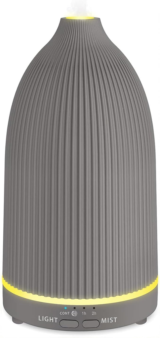 URPOWER 100ML Essential Oil Diffuser Ultrasonic Cool Mist Humidifier with 7 LED Lights, Timer & Auto-Off Quiet Aromatherapy Scent Diffuser for Home Bedroom Office Relaxation