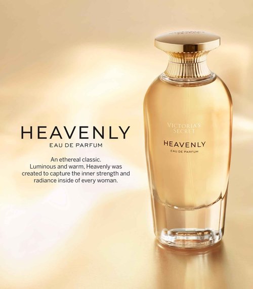 Victoria's Secret Heavenly Eau de Parfum, Notes of Gold Musk, Vanilla Sandalwood & White Jasmine, Perfumes for Women (3.4 oz)